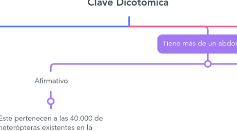 Mind Map: Clave Dicotómica