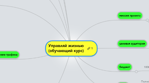 Mind Map: Управляй жизнью (обучающий курс)