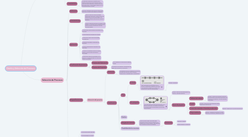 Mind Map: Diseño y Selección de Procesos
