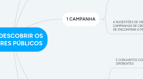 Mind Map: COMO DESCOBRIR OS MELHORES PÚBLICOS