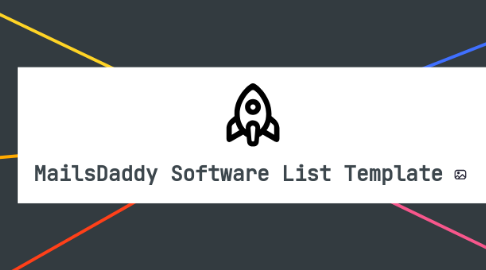 Mind Map: MailsDaddy Software List Template