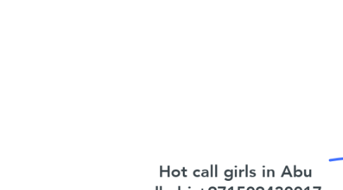 Mind Map: Hot call girls in Abu dhabi +971509430017