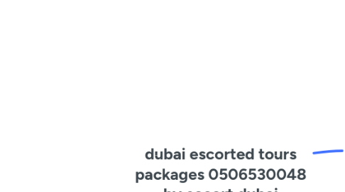 Mind Map: dubai escorted tours packages 0506530048 by eacort dubai