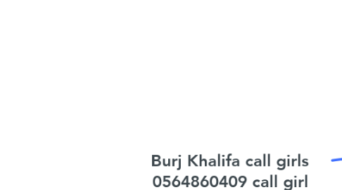 Mind Map: Burj Khalifa call girls 0564860409 call girl Service in Burj Khalifa