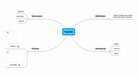 Mind Map: Palpable