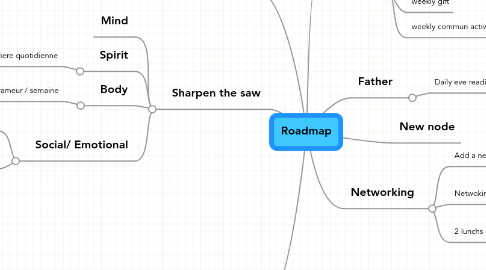 Mind Map: Roadmap