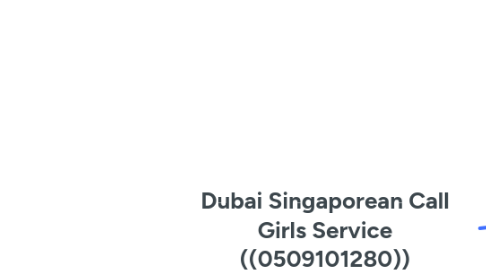Mind Map: Dubai Singaporean Call Girls Service ((0509101280)) Singaporean Call Girls Service In Dubai##