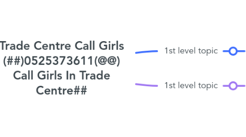 Mind Map: Trade Centre Call Girls (##)0525373611(@@) Call Girls In Trade Centre##