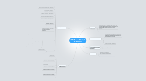 Mind Map: SAP® Business ByDesign™ for Subsidiaries