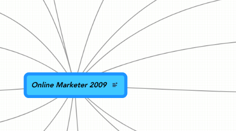 Mind Map: Online Marketer 2009