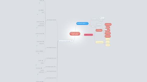 Mind Map: classificacão material e analise imediata