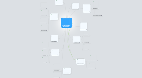 Mind Map: TIPOS DE EMPRESAS EN COLOMBIA