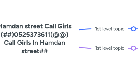 Mind Map: Hamdan street Call Girls (##)0525373611(@@) Call Girls In Hamdan street##