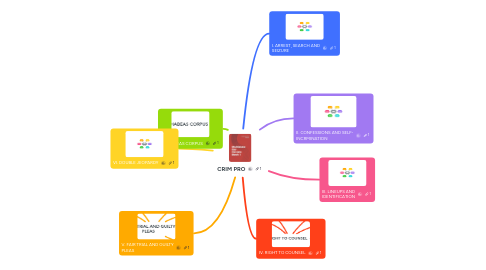 Mind Map: CRIM PRO