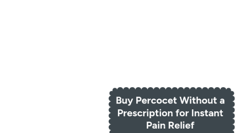 Mind Map: Buy Percocet Without a Prescription for Instant Pain Relief