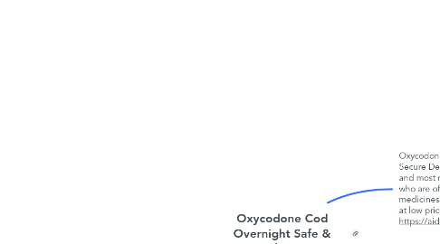 Mind Map: Oxycodone Cod Overnight Safe & Secure Delivery In USA