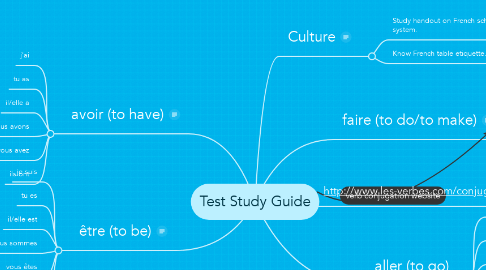 Mind Map: Test Study Guide