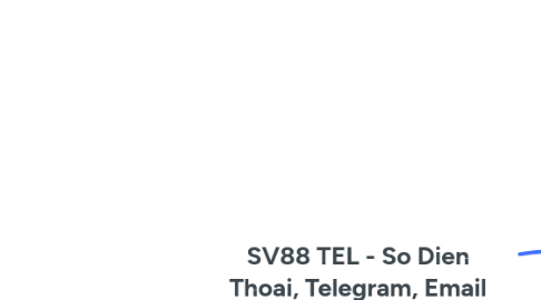 Mind Map: SV88 TEL - So Dien Thoai, Telegram, Email Nha Cai Sv88