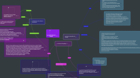 Mind Map: Les transformations de l'énergie