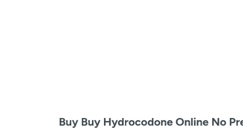 Mind Map: Buy Buy Hydrocodone Online No Prescription