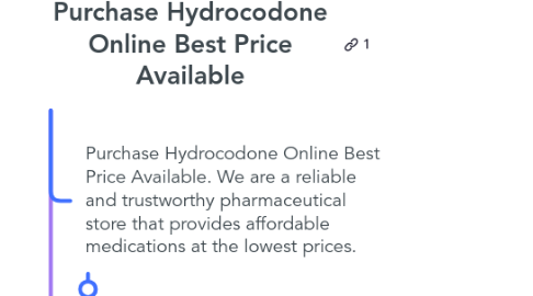 Mind Map: Purchase Hydrocodone Online Best Price Available