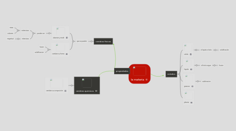 Mind Map: la materia