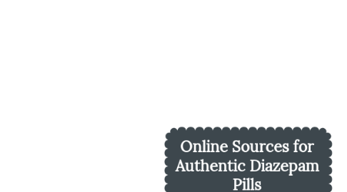 Mind Map: Online Sources for Authentic Diazepam Pills