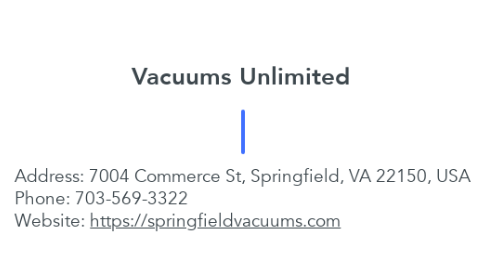 Mind Map: Vacuums Unlimited