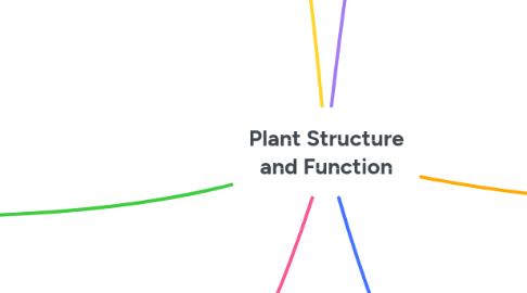 Mind Map: Plant Structure and Function