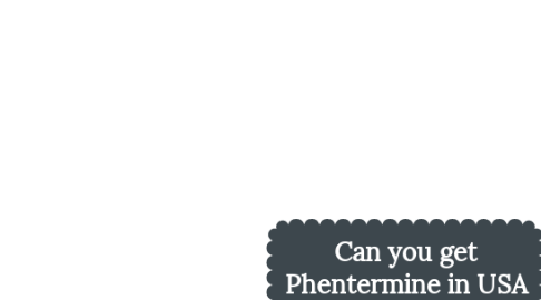 Mind Map: Can you get Phentermine in USA pharmacy