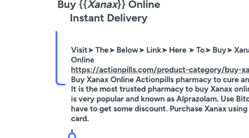 Mind Map: Buy {{_Xanax_}} Online **Instant Delivery**