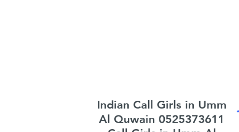 Mind Map: Indian Call Girls in Umm Al Quwain 0525373611 Call Girls in Umm Al Quwain