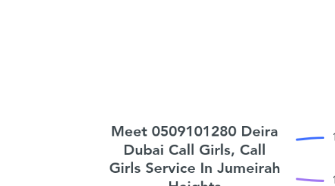 Mind Map: Meet 0509101280 Deira Dubai Call Girls, Call Girls Service In Jumeirah Heights