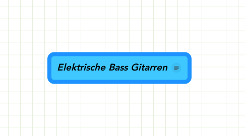 Mind Map: Elektrische Bass Gitarren
