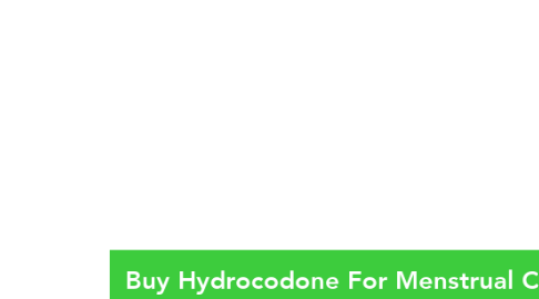 Mind Map: Buy Hydrocodone For Menstrual Cramps Online