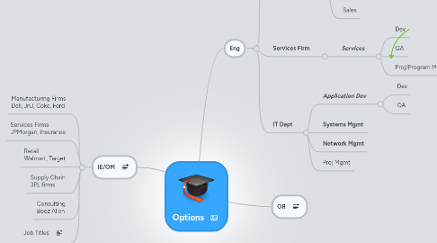 Mind Map: Renu's Options