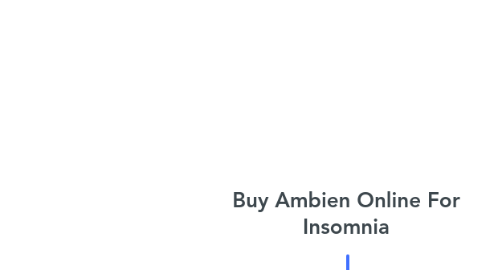 Mind Map: Buy Ambien Online For Insomnia