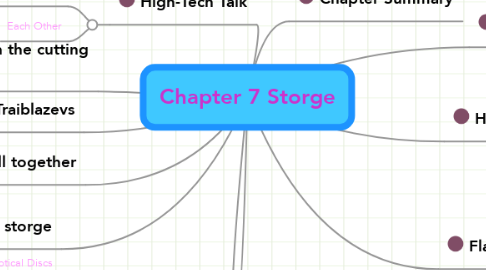 Mind Map: Chapter 7 Storge