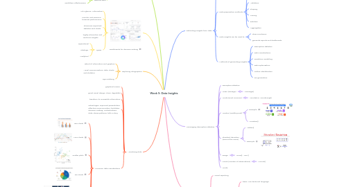 Mind Map: Week 5: Data Insights