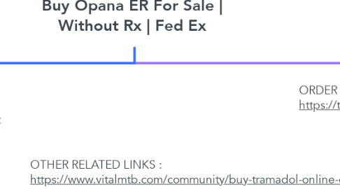 Mind Map: Buy Opana ER For Sale | Without Rx | Fed Ex