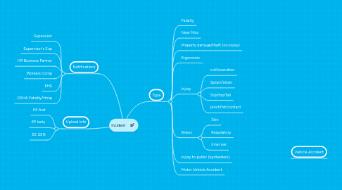 Mind Map: Incident