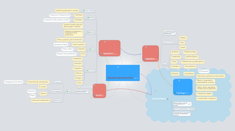 Mind Map: PROCESO METODOLOGICO