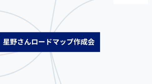 Mind Map: 星野さんロードマップ作成会