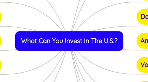 Mind Map: What Can You Invest In The U.S.?