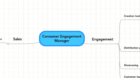 Mind Map: Consumer Engagement Manager