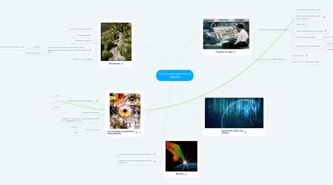 Mind Map: Chercher des ressources en MASTER