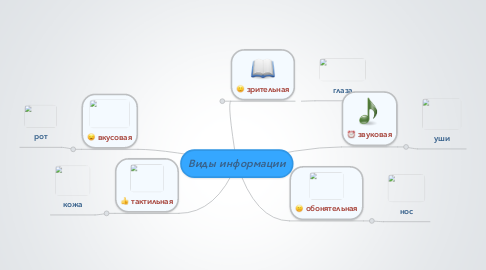 Mind Map: Виды информации