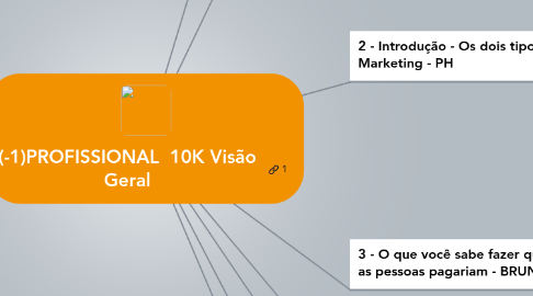 Mind Map: (-1)PROFISSIONAL  10K Visão Geral