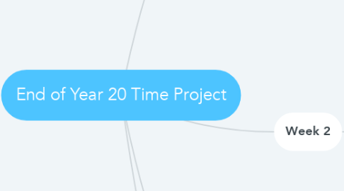 Mind Map: End of Year 20 Time Project